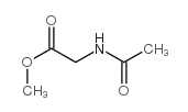 (乙酰氨基)乙酸甲酯结构式