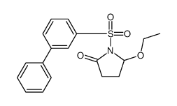 5-ethoxy-1-(3-phenylphenyl)sulfonylpyrrolidin-2-one结构式