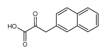3-(萘-2-基)-2-氧代丙酸结构式