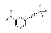 1-nitro-3-(3,3,3-trifluoroprop-1-ynyl)benzene结构式