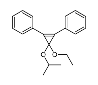 (3-ethoxy-2-phenyl-3-propan-2-yloxycyclopropen-1-yl)benzene结构式