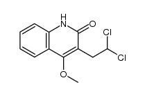 3-(2,2-dichloroethyl)-4-methoxy-2-quinolone结构式