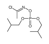(1-chloroethylideneamino) bis(2-methylpropyl) phosphate结构式