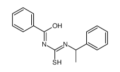 N-(1-phenylethylcarbamothioyl)benzamide结构式