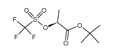 (S)-tBu-lactic acid-OTf结构式