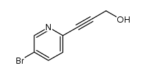 2-(5-bromopyridin-2-yl)-prop-2-yn-1-ol结构式
