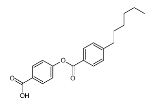 4-(4-hexylbenzoyl)oxybenzoic acid结构式