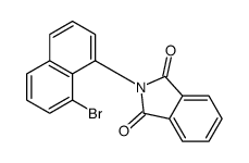 2-(8-bromonaphthalen-1-yl)isoindole-1,3-dione结构式