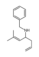 N-benzyl-6-methylhepta-1,5-dien-4-amine结构式