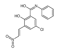 5-chloro-2-hydroxy-3-[(E)-2-nitroethenyl]-N-phenylbenzamide结构式