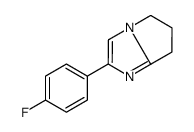 2-(4-fluorophenyl)-6,7-dihydro-5H-pyrrolo[1,2-a]imidazole结构式