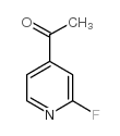 1-(2-氟吡啶-4-基)乙酮结构式