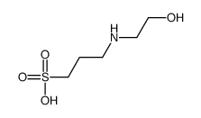3-(2-hydroxyethylamino)propane-1-sulfonic acid结构式