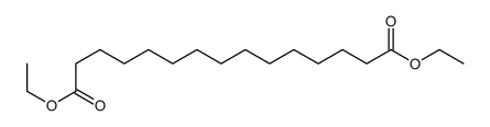 Pentadecanedioic acid diethyl ester结构式