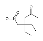 4-ethyl-4-(nitromethyl)hexan-2-one结构式