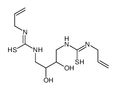 1-[2,3-dihydroxy-4-(prop-2-enylcarbamothioylamino)butyl]-3-prop-2-enylthiourea结构式