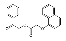 phenacyl 2-naphthalen-1-yloxyacetate结构式