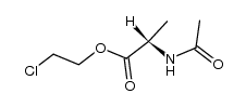N-acetyl-L-alanine chloroethyl ester结构式