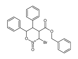 benzyl 3-bromo-2-oxo-5,6-diphenyloxazinan-2-ium-4-carboxylate结构式