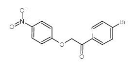 1-(4-bromophenyl)-2-(4-nitrophenoxy)ethanone结构式