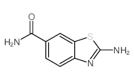 2-氨基-苯并噻唑-6-羧酰胺结构式