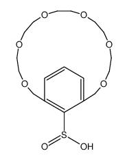 3,6,9,12,15,18-hexaoxabicyclo[18.3.1]tetracosa-1(24),20,22-triene-24-sulfinic acid结构式