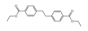 bibenzyl-4,4'-dicarboxylic acid diethyl ester结构式