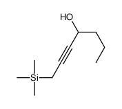 1-trimethylsilylhept-2-yn-4-ol结构式