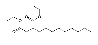 diethyl 2-decylbutanedioate结构式