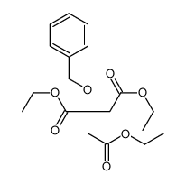 triethyl 2-phenylmethoxypropane-1,2,3-tricarboxylate结构式