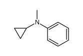 N-cyclopropyl-N-methylphenylamine结构式