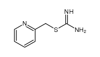 2-[2]Pyridylmethyl-isothioharnstoff结构式
