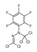 N-(dichloromethylideneamino)-2,3,4,5,6-pentafluoro-N-(trichloromethyl)aniline结构式