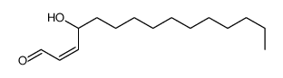 4-Hydroxy-2-pentadecenal结构式