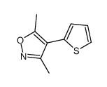 3,5-二甲基-4-(噻吩-2-基)异噁唑结构式