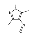 3,5-Dimethyl-4-nitrosopyrazole结构式