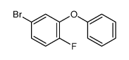 4-bromo-1-fluoro-2-phenoxybenzene结构式