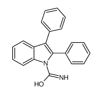 2,3-diphenylindole-1-carboxamide结构式