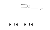 Fe4(μ3-CHCH3)(μ2-carbonyl)(carbonyl)9结构式