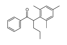 1-phenyl-2-(2,4,6-trimethylphenyl)pentan-1-one结构式