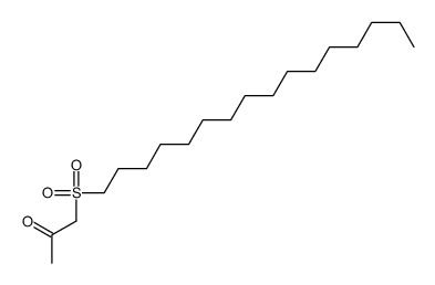 1-hexadecylsulfonylpropan-2-one结构式