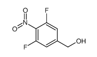 3,5-二氟-4-硝基苄醇结构式