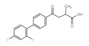 4-[4-(2,4-difluorophenyl)phenyl]-2-methyl-4-oxobutanoic acid结构式