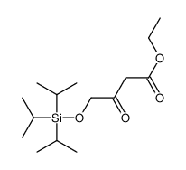 ethyl 3-oxo-4-tri(propan-2-yl)silyloxybutanoate结构式