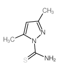 1H-Pyrazole-1-carbothioamide,3,5-dimethyl-结构式