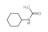 Acetamide,N-cyclohexyl-结构式