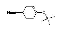 4-[(trimethylsilyl)oxy]cyclohex-3-ene-1-carbonitrile结构式