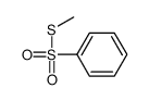 Benzenethiosulfonic acid S-methyl ester结构式