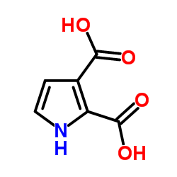 1H-Pyrrole-2,3-dicarboxylic acid结构式