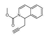 methyl 1-prop-2-ynyl-1H-isoquinoline-2-carboxylate结构式